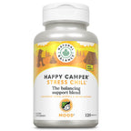 NATURAL BALANCE Happy Camper Stress Chill - Balancing Support Herbal Supplements - Mood Support Supplement for Adults w/ L-Theanine, Rhodiola Rosea, B Vitamins and Selenium - 30 Servings, 120 VegCaps