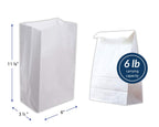 Reli. White Paper Bags | 500 Count Paper Lunch Bags