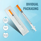 1ml, 30G 5/16" (8 mm), Individual Package, 100 Pcs