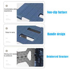 Foldable Bath Shower Safety Chair Seat Grey, Foldable and Anti-Slip Bench Bathtub Stool for Elderly or Seniors (Foldable ShowerChair 15.7" H Grey, Seat Size 12.4" x 8.3“
