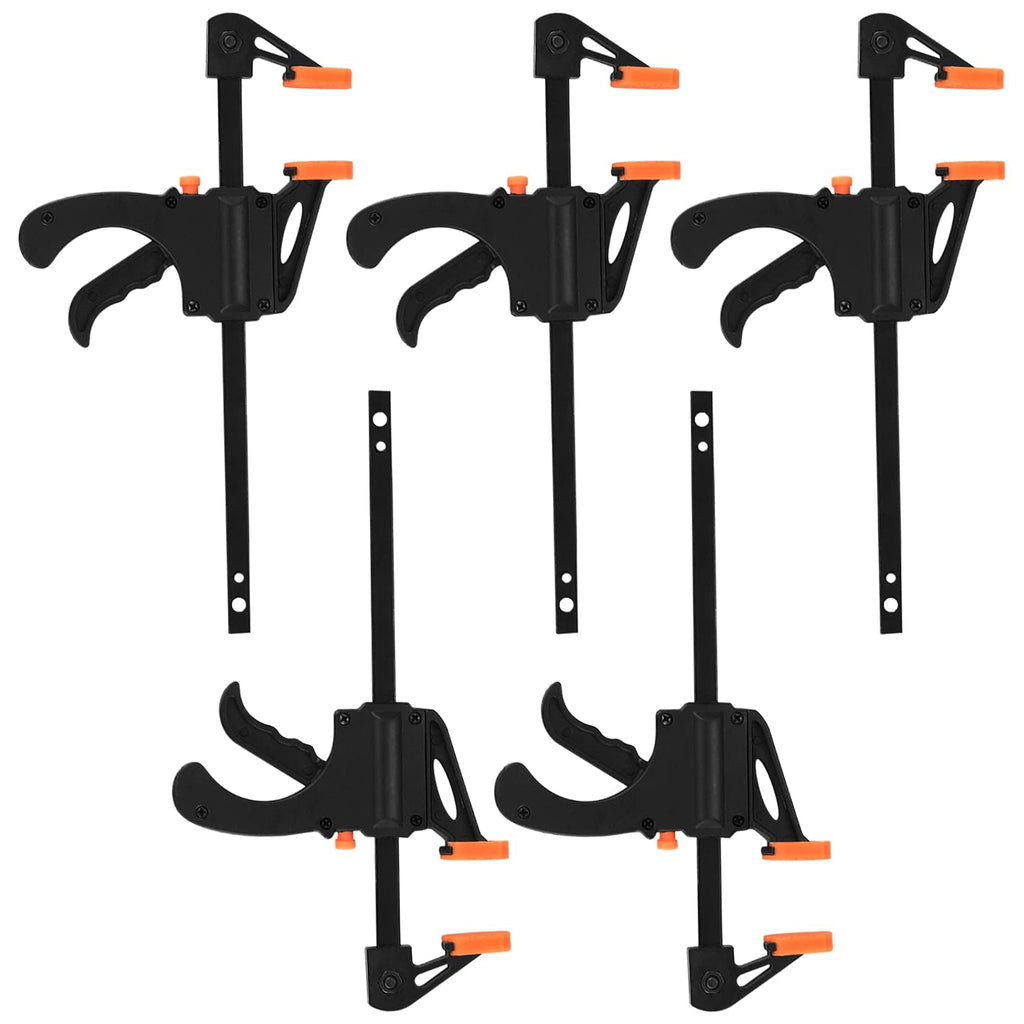 6 Inch Bar Clamps for Woodworking, 2 Pcs Trigger Quick Grip, Mini Clamps for Wood Gluing