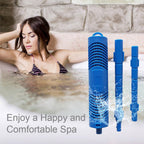 OBMAO Spa Mineral Sticks for Hot Tub Supplies，Hot Tub Stick with 4 Months Lifetime Universal for Pool&Hot Tub (Blue,2PCS)