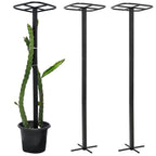 Yohsnor 2PCS 50" Metal Dragon Fruit Trellis,Durable Vertical Garden Support