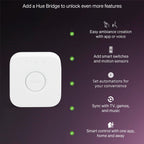 PHILIPS Hue Essential Smart LED BR30 Bulb 2-Pack, White and Color Ambiance, E26, 7.2W, 2200K-6500K, 650 Lumens, Dimmable LED Bulbs, Works with Alexa, Google Assistant, Apple Home
