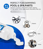 Replacement for Hayward SPX0327 3 Ounce Waterproof Lube for Swimming Pool Metal Parts O-Ring Gasket Silicone Lubricant, Plumbers Grease 3 oz Tube Lubricant (Limited Edition)