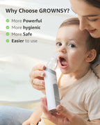 GROWNSY Baby Nasal Aspirator, Electric Nose Sucker, Powerful Suction,Grey