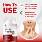 (5 Pack) Nerve Freedom Pro - NerveFreedom Pro Capsules, Supplement Support, NerveFreedom Pills All Natural Ingredients, Health Support Advanced Formula, 300 Capsules for 5 Month