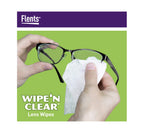 Flents Eyeglass Cleaner Lens Wipes - 225 Count (3 Boxes of 75) Individually Wrapped Pre-Moistened Cleaning Cloths Anti-Streak for Eyeglasses, Sunglasses, Phone Screens, Computer Monitors