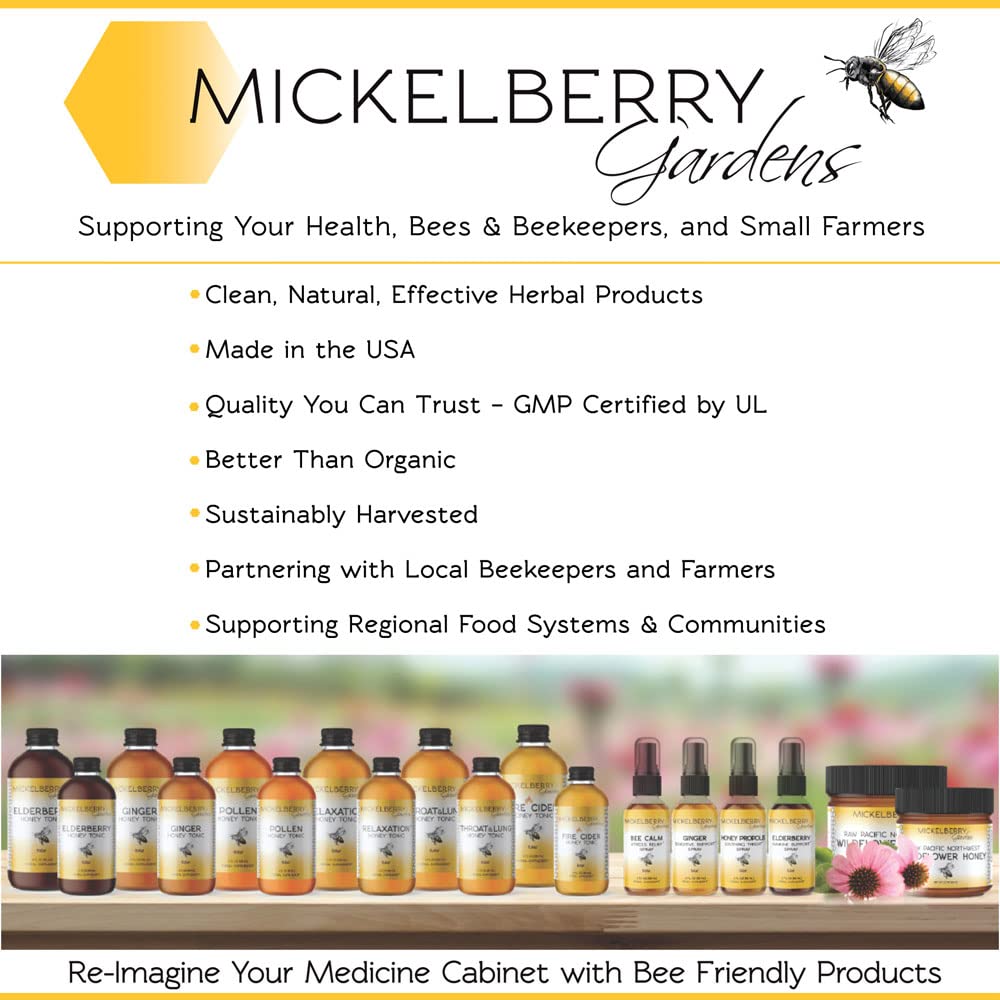 Mickelberry Gardens Bee Pollen Granules 6oz Raw Superfood Protein Rich