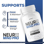 (3 Pack) NeuroMind Pro - Official Neuro Mind Pro Capsules Advanced Formula with All Natural Ingredients, NeuroMindPro Original Brain Health Pills Support for Wellness, 180 Capsules for 3 Months