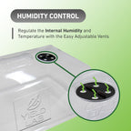 Yield Lab 7 Inch Clone Dome - 5 Pack Humidity Vented Domes - Plant Growing