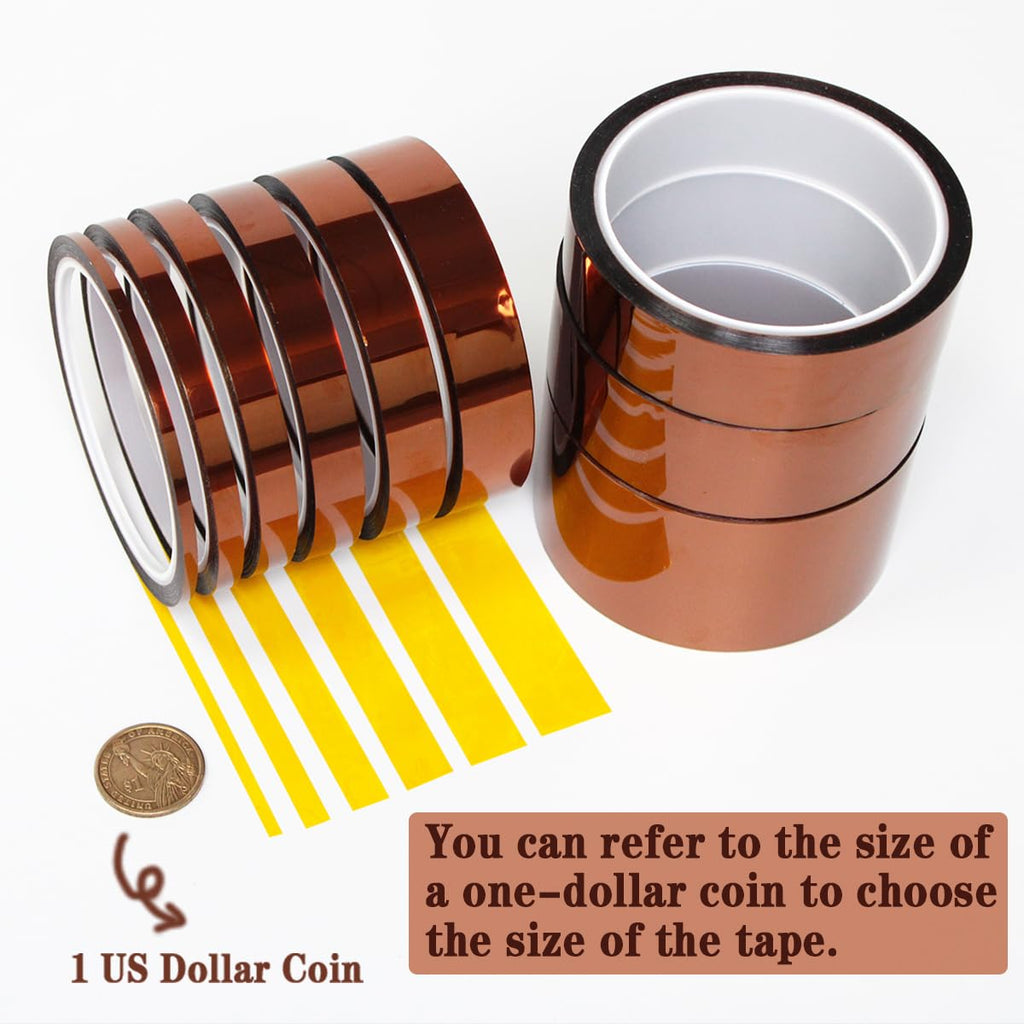 1''×33M High Temperature Resistant Polyimide Tape,No Residue Heat Tape