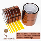 1''×33M High Temperature Resistant Polyimide Tape,No Residue Heat Tape
