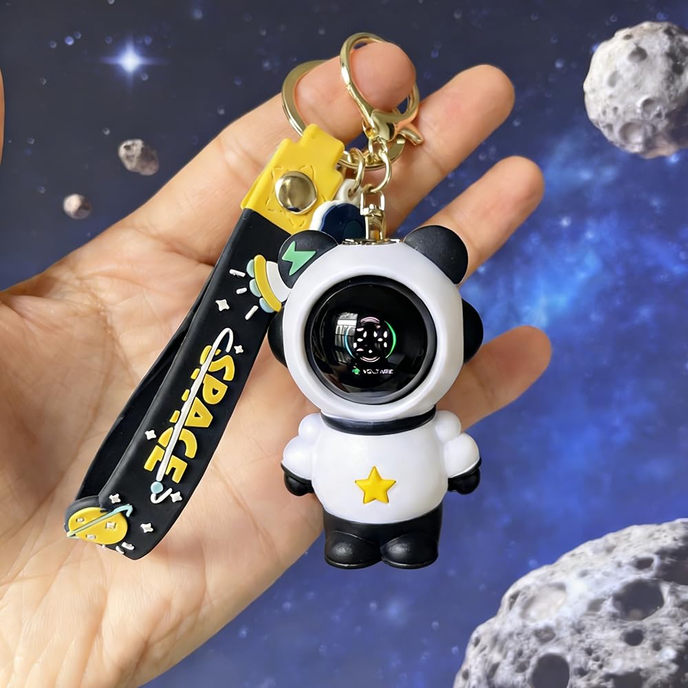 Cordless Mini Soldering Iron Universal Threaded Soldering Tip, Rechargeable Pen Battery in equipped, Cartoon Keychain Appearance (Black)