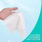 Gisdo 100 Pcs Flushable Wet Wipes Individually Wrapped Travel Unscented Wet Wipes Flushable Toilet Tissue for Butt, Hands, Face Cleaning, Portable Size, Ideal for Daily Use