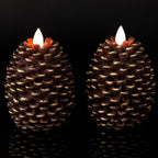 Wondise Flameless Candles with 6H Timer Battery Operated
