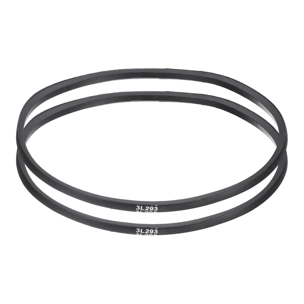uxcell 2 Pcs 3L310 Classic Wrapped Rubber V-Belt, 31"(787mm) Outside Circumference, 3L Profile V Belt 3/8" Width 7/32" Height