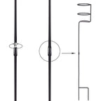 Urban Deco Heavy Duty Outdoor Drink Holder Set of 10, Stakes Beach Cup Holders for Yard Beverage Holder Stakes, 6 Packs Plus Extra 4 Goblet Drink Holders