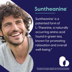 BESTVITE Double Strength Suntheanine L-Theanine 200mg – Patented & Clinically Studied – 120 Vegetarian Capsules (2 x 60) – Vegan – No Stearates – Non GMO – Gluten Free – Relaxation Support