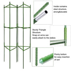 4 Pack Tomato Cage Plant Support Assembled -48inch Vegetable Trellis,Assembled Multi-Functional Garden Trellis Garden Trellis for Climbing Vegetables,Climbing Plants, Vegetables, Flowers, Fruits, Vine