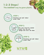 URUQ 188pcs Hydroponic Pods Kit Compatible with AeroGarden & Most Brands