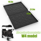 Vodolo Silicone Mat for Wonderfold Wagon W4,Luxe Accessories for Wonderfold Stroller to Protect Wagon from Sand, Dirt, and Water,Easy Clean