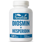 ForestVibe Diosmin Hesperidin 1000mg Complex, Citrus Bioflavonoid Rich Fruit Extract, 120 Vegan Capsules, 2 Month Supply, Non-GMO and Gluten Free Diosmin Supplement