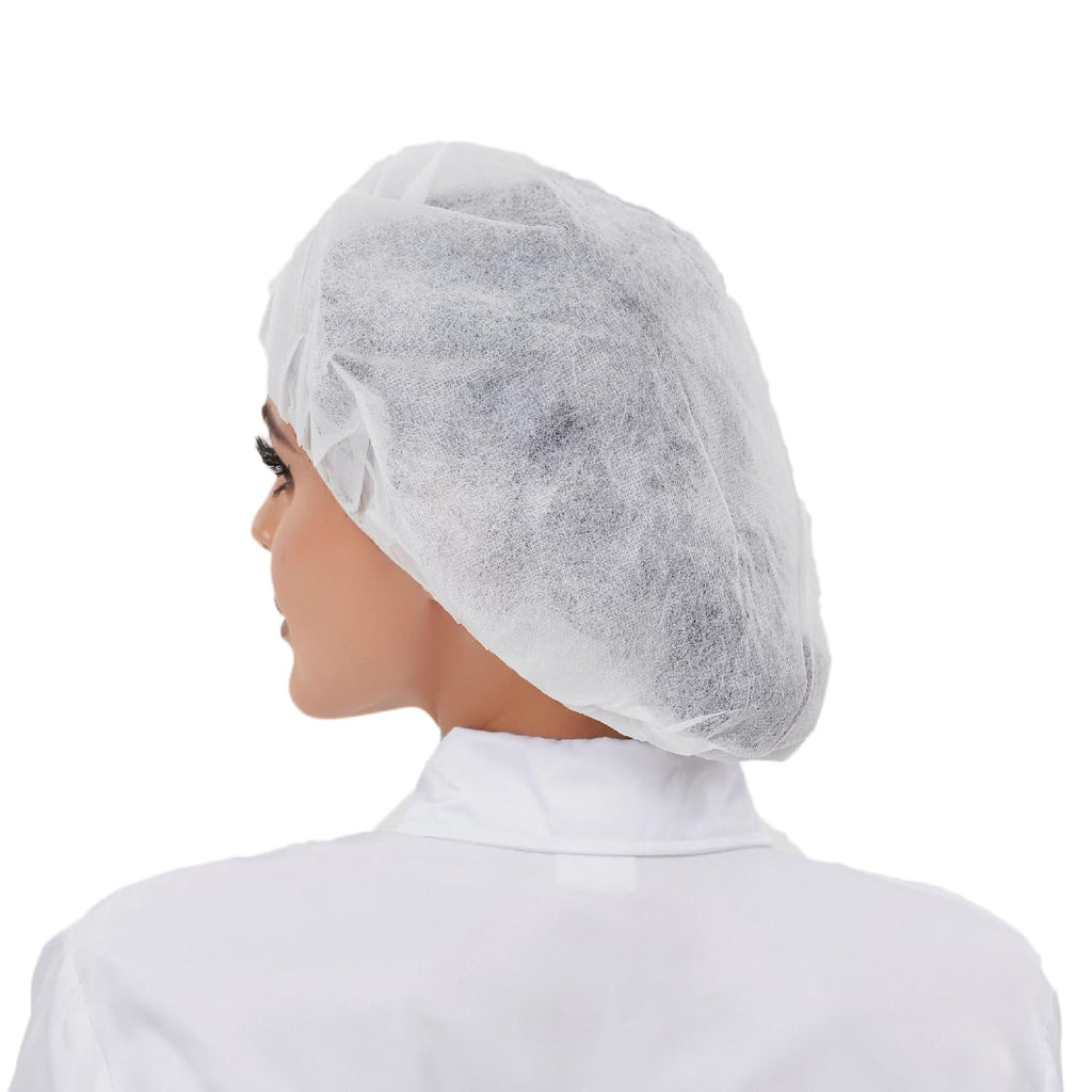 ZMDREAM Hair Nets Disposable Bouffant Cap for Food Service Beauty Latex Free 24-inch Case of 1000 White LZ0300B