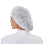 ZMDREAM Hair Nets Disposable Bouffant Cap for Food Service Beauty Latex Free 24-inch Case of 1000 White LZ0300B