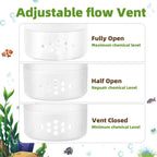 Pool Floating Chlorine Tablet Dispenser,Large Display Collapsible Chlorine Tablet Floater,Release Adjustable,Chlorine Tablet Floater for Indoor & Outdoor Swimming Pool,Hot Tub&SPA. (Turtle)