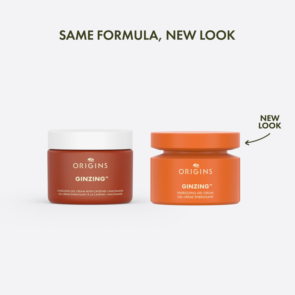 Origins GinZing Energizing Gel Cream | Face Moisturizer for Radiance and Glow | With Vitamin C, Niacinamide, Ginseng, and Caffeine, 1.7 Fl Oz