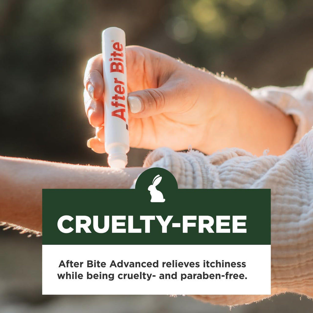 After Bite Advanced Formula - Itch Relief with Sodium Bicarbonate - Ideal for Mosquito & Fire Ant Bites, Bees & More - Portable Pen Applicator - 0.5 oz (4 Pack)