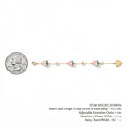 BSL juicy Women's Stylish Versatile Bracelet - Elegant White Flower, Pink Strawberry Charm, Fresh & Sweet Bohemian Design Jewelry, Perfect Friendship Gift for Friends & Loved Ones