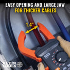 Klein Tools CL810 Digital Clamp Meter, Auto Ranging TRMS, AC/DC Volt/Current, LoZ, Continuity, Frequency, Capacitance, NCVT, Temp, More 1000V, Flashlight