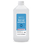 Amazon Basics 70% Isopropyl Alcohol First Aid Antiseptic for Treatment of Minor Cuts, Scrapes and Burns, Prevents Infection, Unscented, 32 fl oz, Pack of 6 (Previously Solimo)
