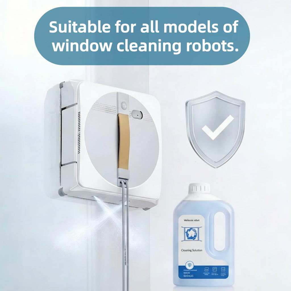 440934 1L Window Cleaner, Cleaning Solution Compatible with ECOVACS Winbot W2 PRO Omni/W2 Omni/W2 PRO/W1 PRO/WINBOT MINI,Glass Cleaner Liquid,Window Cleaning Robot.(1 Bottles)