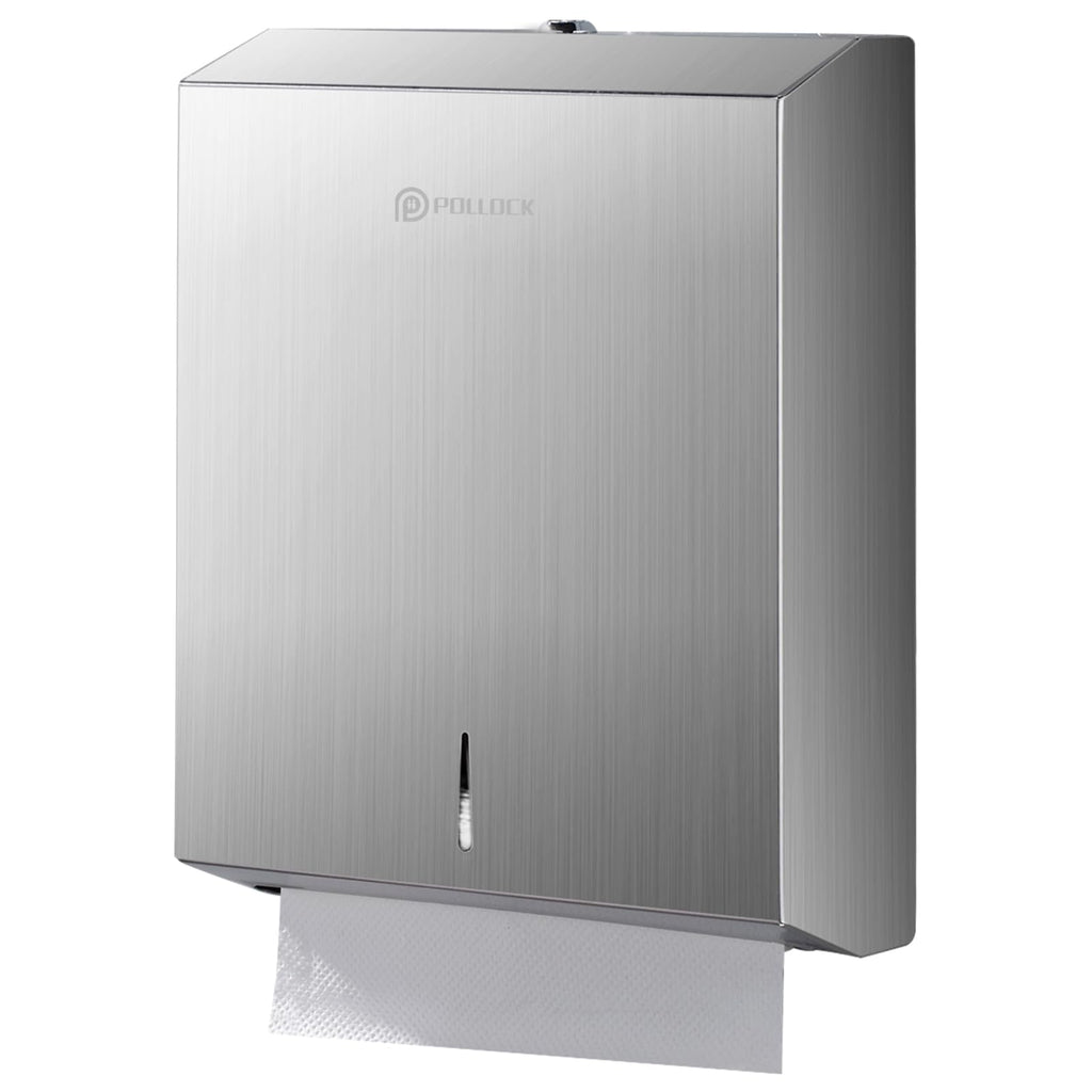 Pollock Paper Towel Dispenser Wall Mount,SUS 304 Stainless Steel
