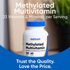 Nutricost Methylated Multivitamin 120 Capsules, 60 Servings - 23 Vitamin & Minerals Per Serving