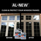 AL-NEW Aluminum Restoration Cleaning Solution | Clean & Restore Patio Furniture, Stainless Steel, and Other Household Metal Surfaces (32 Ounce Kit)
