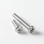 M8 x 90mm (10 Pack) Metric Flat Head Hex Socket Cap Screws Bolts, 304 Stainless Steel 18-8, Hex Drive, Bright Finish, Fully Machine Thread