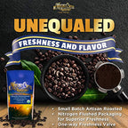 Mt. Whitney Organic French Roast, Dark Roast, Low Acid Coffee (Ground, 2 Lb)