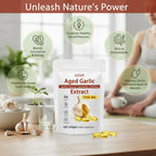 Aged Garlic Extract, 300 Softgels, 7500mg Odorless | Heart & Immune Antioxidant Supplements, Vegetarian, All-Natural, Non-GMO (1)