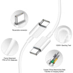 iPhone 18 17 16 15 Charger Fast Charging 3+3Pack USB C Charger & 6FT Cable