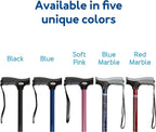 Carex Health Brands FGA52000 Black Soft Grip Derby Cane