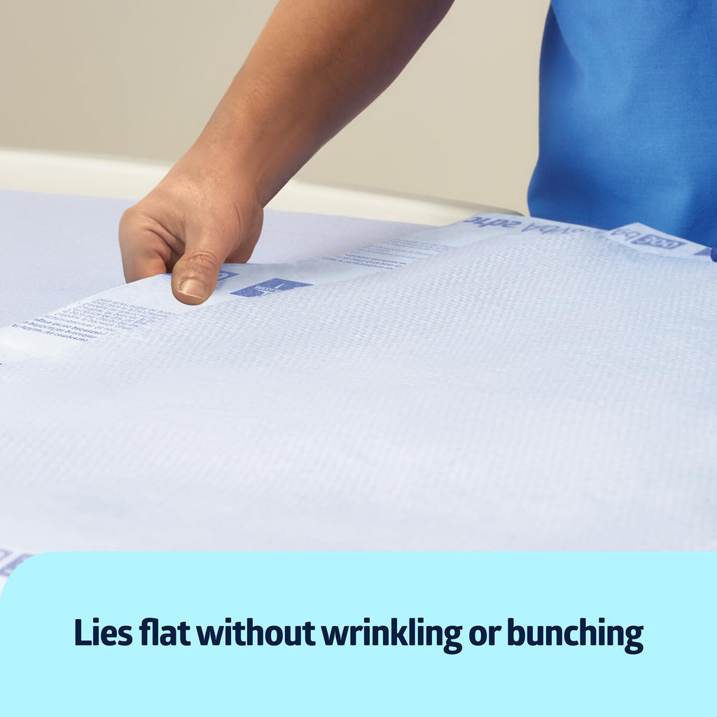 Medline Advanced Ultrasorbs Drypads, 30" x 36", 70 Count, Large Disposable Bed Pads, Incontinence Bed Pads, Super Absorbent Chucks For Adults, Elderly, 300 lb Weight Capacity