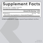 Sports Research® Magnesium L-Threonate Capsules 2000mg - High-Absorption Magtein® for Enhanced Brain Health, Memory, Focus & Restful Sleep Support - Vegan · Non-GMO · Gluten Free - 90 Count