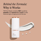 SkinMedica TNS Eye Repair Cream - Helps reduce the appearance of fine lines, wrinkles, and dark circles with a powerful blend of peptides, vitamins, and antioxidants, NEW PACKAGING, 0.5 Oz