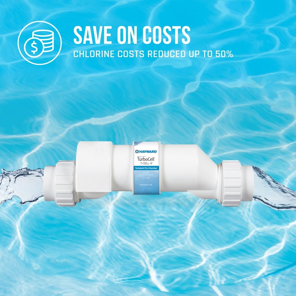 Hayward W3T-Cell-9 TurboCell Salt Cell for Pool Chlorination, In-Ground Swimming Pools up to 25,000 Gallons