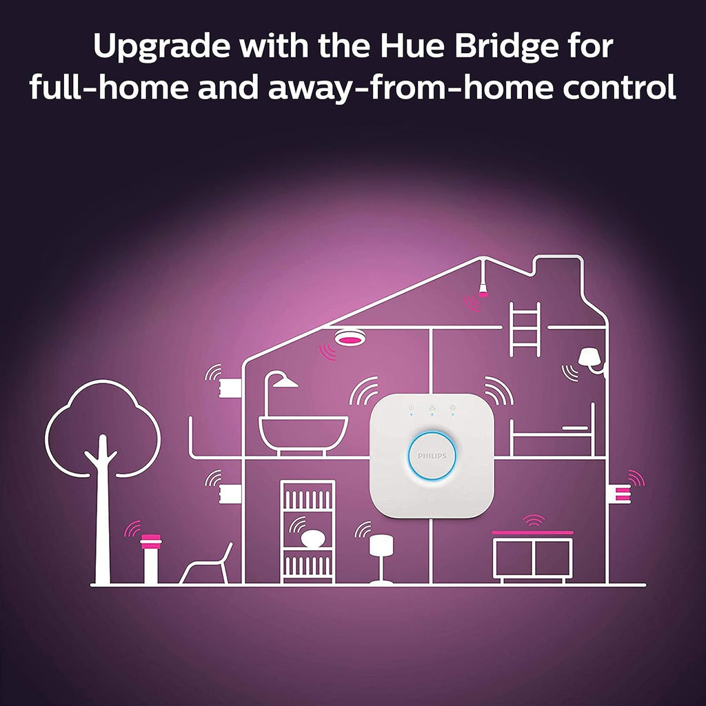 Philips Hue Smart 85W BR30 LED Bulb- White and Color Ambiance Color-Changing Light- 1 Pack- 1200LM- E26 - Indoor - Control with Hue App- Works with Alexa, Google Assistant and Apple Homekit