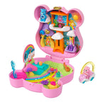Polly Pocket x Care Bears Dolls & Playset with Toy Car and Themed Accessories, Travel Toy, Partnership Compact